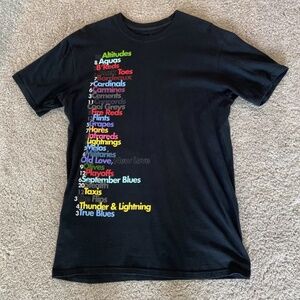 Nike Air Jordan Kick Names Retro Sneaker List Shirt, Large